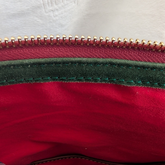 Dooney & Bourke Florentine Large Domed Buckle Satchel Chestnut Brown NWT - Picture 13 of 16